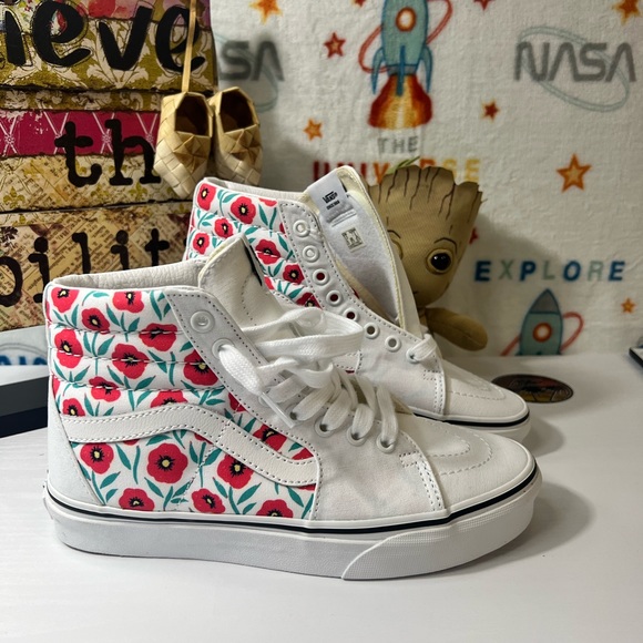 Vans Shoes - Vans Sk8-Hi Flowers!!!